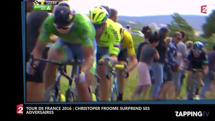 Tour de France 2016  - Le coup de bordure de Christopher Froome qui surprend les autres favoris (Vidéo)