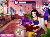 NEW мультик онлайн для девочек—Белоснежка шьет платье—Игры для детей