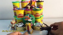 Play Doh - Surprise Eggs - Kaiju Alien Dragon and Arlo Spot Dinosaurs, Coins chocolate, [HD]