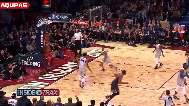 Stephen Curry HILARIOUS Epic Reaction to Kevin Durant Russell Westbrook 2017 NBA All-Star Game