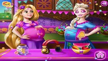 Elsa Rapunzel Barbie Ariel Ladybug Pregnant BFFs - Disney Princess Baby Compilation Games