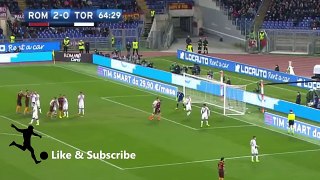 اهداف كاملة مباراة روما و تورينو 4-1 علي سعيد الكعبي (الدوري الايطالي) HD19_2_2017 -