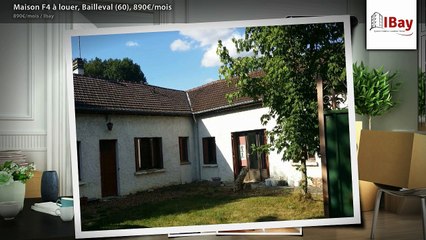 Maison F4 à louer, Bailleval (60), 890€/mois
