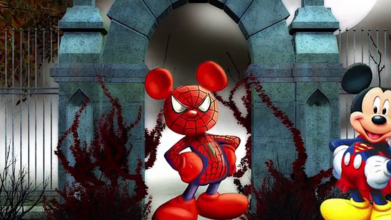 Ironman Mickey Mouse Zombie Adventure Finger Family Song!