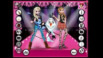 Elsa and Anna rock band stars. Frozen girls game for kids HD. Queen Anna and Elsa