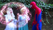 Frozen Elsa & Spiderman VALENTINES SPECIAL! w/ Joker Princess Anna Hulk Cinderella! Superh