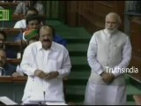 PM Narendra Modi Discipline Spotted in Lok Sabha