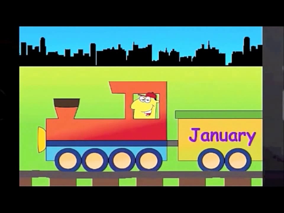 Months of the Year Chant | Calendar Learning Song, Childrens Easy English, Daycare Educat