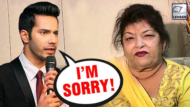 Varun Dhawan APOLOGIZES To Saroj Khan For Tamma Tamma Again | Badrinath Ki Dulhaniya