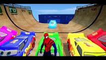 Disney Dinoco Cars vs Lightning McQueen Video for Kids - Nursery Rhymes Songs & Spiderman