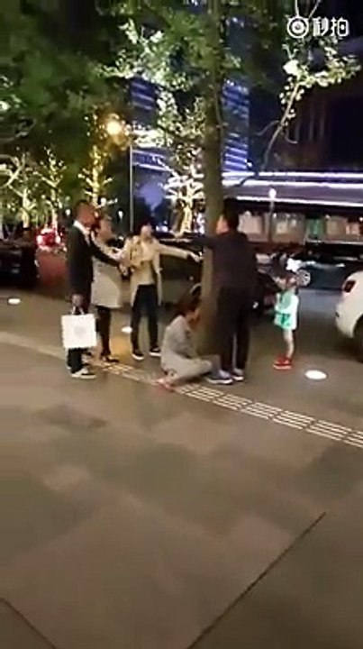 This man was outside with his daughter and saw his wife kissing another man. What he did is shocking!