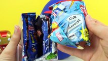 GIANT Batman vs Superman Play Doh Surprise Eggs with DC Comics Superhero Toys from ToyLabT