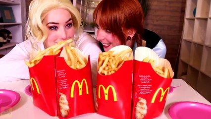 Video herunterladen: Spiderman & Frozen Elsa McDONALDS CHALLENGE! w_ Joker Anna Baby Elsa Superman Catwoman Superhero Fun-7ezt8O