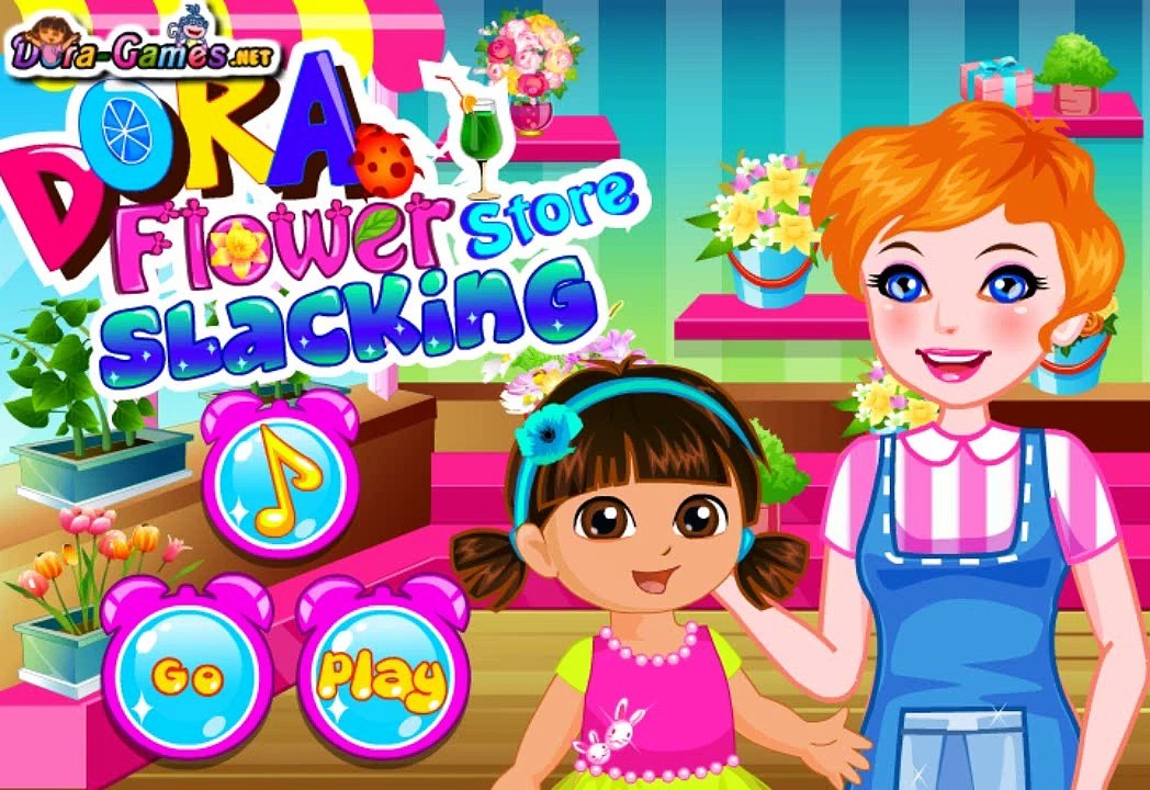 Baby Hazel Game For Girls To Play | Dora Flower Store Slacking