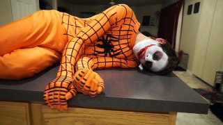 Orange Spiderman vs Twin Joker vs Bad Scary Clown   In Real Life Superhero Movie-g4I8h2f3
