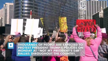 'Not My President's Day': Thousands expected at anti-Trump rallies