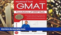 Best Ebook  Foundations of GMAT Math, 5th Edition (Manhattan GMAT Preparation Guide: Foundations