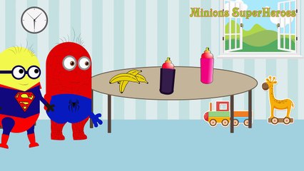 Minions Spiderman & Frozen Elsa Crying in Prison Funny Story! w_ Minions Banana Superhero Fun IRL-tHvw7U