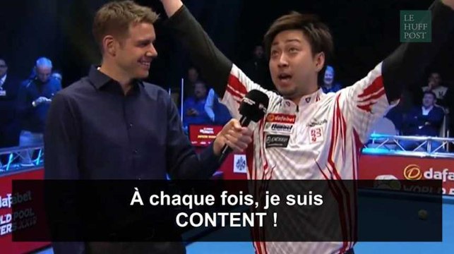 Ce joueur de billard japonais donne des interviews délirantes