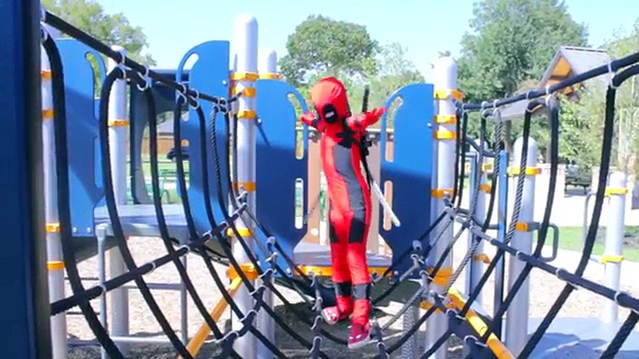 Little Heroes Joker vs Kid Deadpool Superheros Fun Fight in Real Life Comic Battle | Super