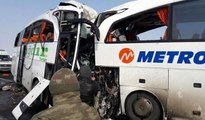 Iğdır'da 7 kişinin yaşamını yitirdiği otobüs kazasından ilk görüntüler