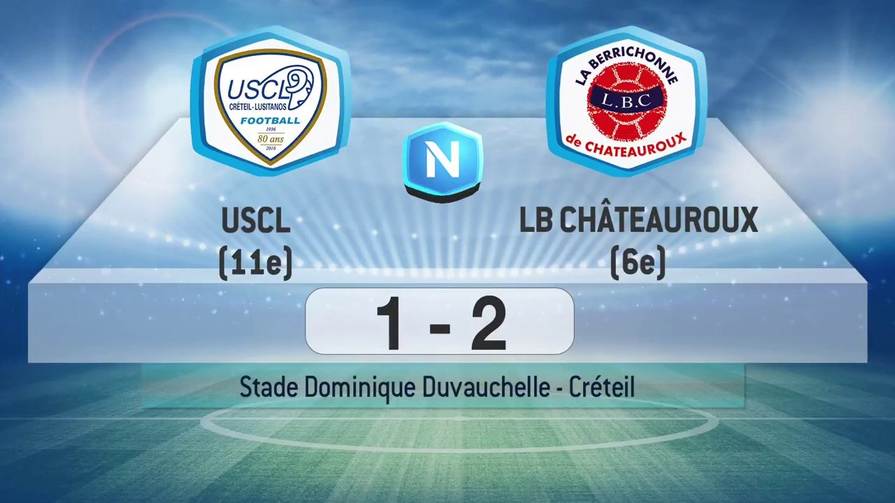USCL 1 - 2 Châteauroux (J22 S16/17)