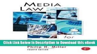 eBook Free Media Law for Producers Free Online