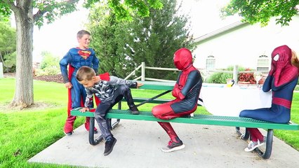 Superman vs Maleficent Supergirl BABY Super Dog Spidergirl Spider-man Elsa vs Joker Funny