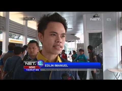 Senin 11 Agustus 2014 Transjakarta berlakukan E-Ticket di Koridor 1 Transjakarta - NET12
