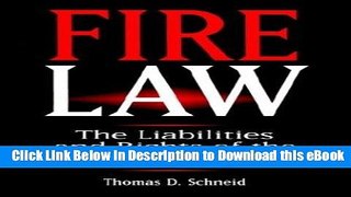 eBook Free Fire Law: The Liabilities and Rights of the Fire Service Free Online