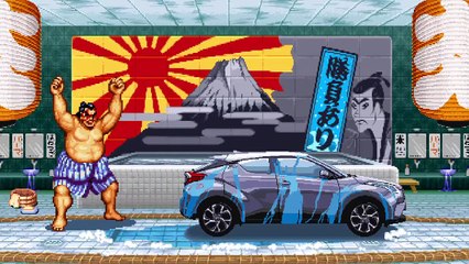 Toyota C-HR fait sa pub avec Street Fighter II