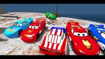 Lightning McQueen USA Monster Truck Spiderman Nursery Rhymes (Songs for Children w/ Action