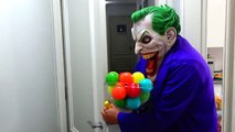 Spiderman Poo Colored Balls with Frozen Elsa vs Joker - Fun Superheroes Movie In Real Life-w2LnDa5N8