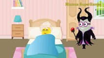 Minions Spiderman & Frozen Elsa Lose Her Hair Crying Funny Story! w_Minions Banana Superhero Fun IRL-sjtfgtJk