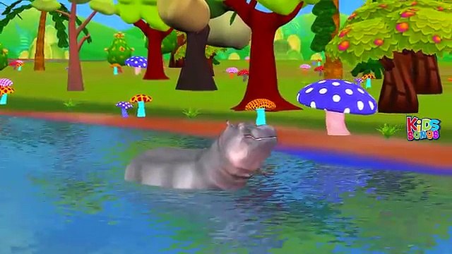 Wild Animals Giant Dinosaurs Lion Tiger | Farm Animals Pig Cow | Animals Sounds & Songs