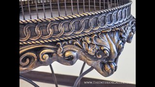 The Interior Gallery Reviews | Bronze Imperial Birdcage Parrot Bird Cage