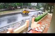 Live road Accident in Kerala