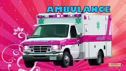 Learning Colors and Street Vehicles Names and Sounds for Kids with Lot of 3D Candy Surpris