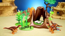 Playmobil Dinosaurs Deinonychus and Velociraptors Toys For Kids Building Set Build Review-w23kkULX
