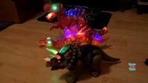 Dinosaur Walking Triceratops Light and Sound - Dinosaurs Toys For Kids-wTq