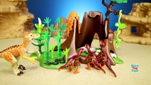 Playmobil Dinosaurs Deinonychus and Velociraptors Toys For Kids Building Set Build Review-w23kkU