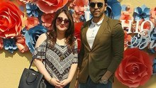 Junaid Khan with Wife at Hum Fashion Brunch