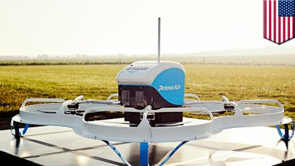 Amazon’s delivery drones may release packages via parachute