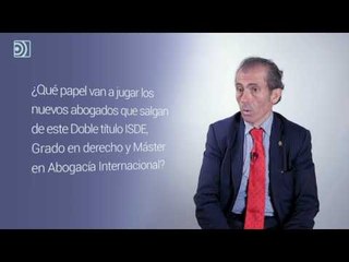Francisco Javier Lara: "Los abogados que salgan de ISDE son el futuro de la profesión"