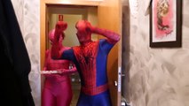 SPIDERMAN HURTS VS SPIDERGIRL !! Baby Spiderman vs Joker FREAK w_ Maleficent-_