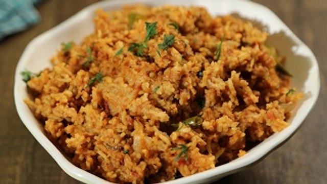 Tomato Rice - Quick and Easy One Pot Recipe - Masala Trails