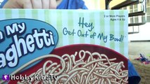 Yeti in My Spaghetti! GAME TIME with HobbyFamily. Get Out of My Bowl HobbyK