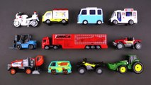 Learning Street Vehicles for Kids #4 - Hot Wheels, Matchbox, Tomica トミカ Cars and Trucks, Tayo 타요-mk