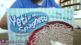 Yeti in My Spaghetti! GAME TIME with HobbyFamily. Get Out of My Bowl Hobby