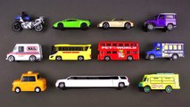 Learning Street Vehicles for Kids #2 - Hot Wheels, Matchbox, Tomica Cars and Trucks トミカ, Tayo 타요-R2